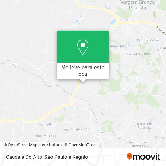 Caucaia Do Alto mapa