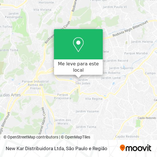 New Kar Distribuidora Ltda mapa