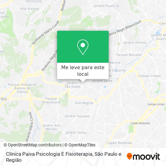 Clínica Paiva Psicologia E Fisioterapia mapa