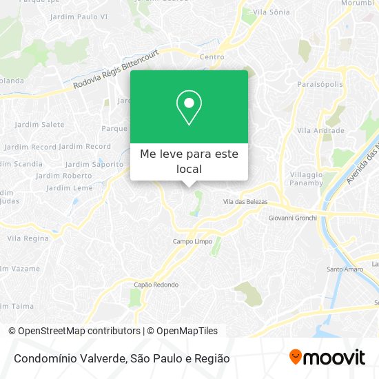 Condomínio Valverde mapa
