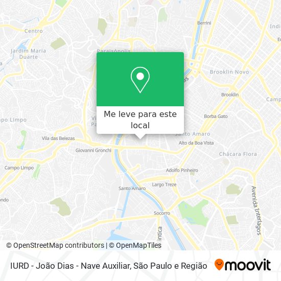 IURD - João Dias - Nave Auxiliar mapa