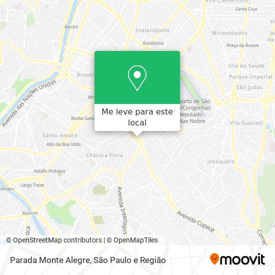 Parada Monte Alegre mapa