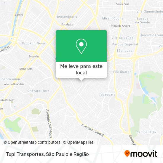 Tupi Transportes mapa