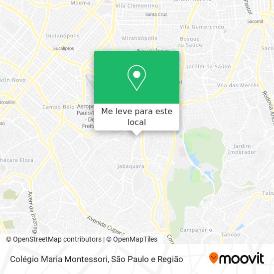 Colégio Maria Montessori mapa