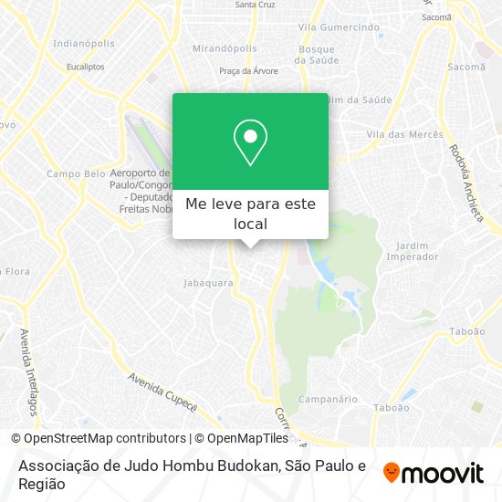 Associação de Judo Hombu Budokan mapa