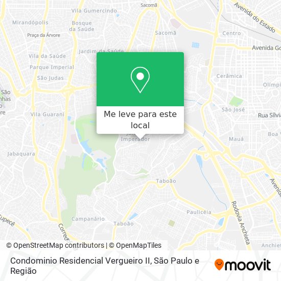 Condominio Residencial Vergueiro II mapa