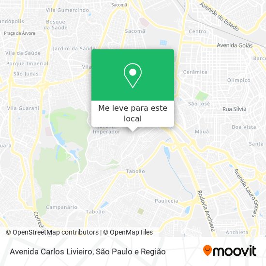 Avenida Carlos Livieiro mapa