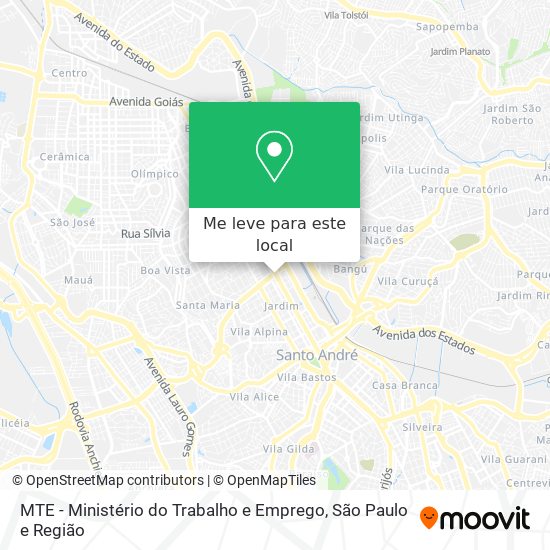 MTE - Ministério do Trabalho e Emprego mapa