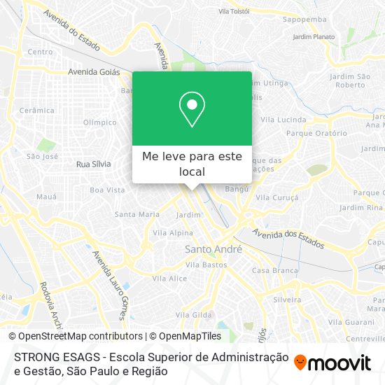 STRONG ESAGS - Escola Superior de Administração e Gestão mapa