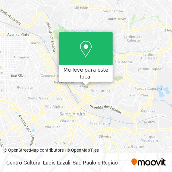 Centro Cultural Lápis Lazuli mapa