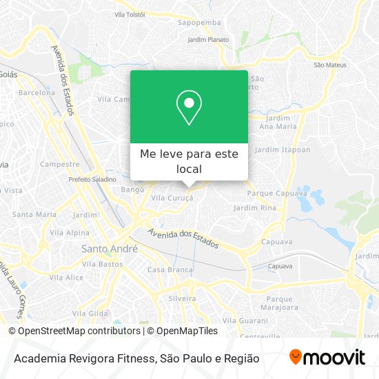 Academia Revigora Fitness mapa