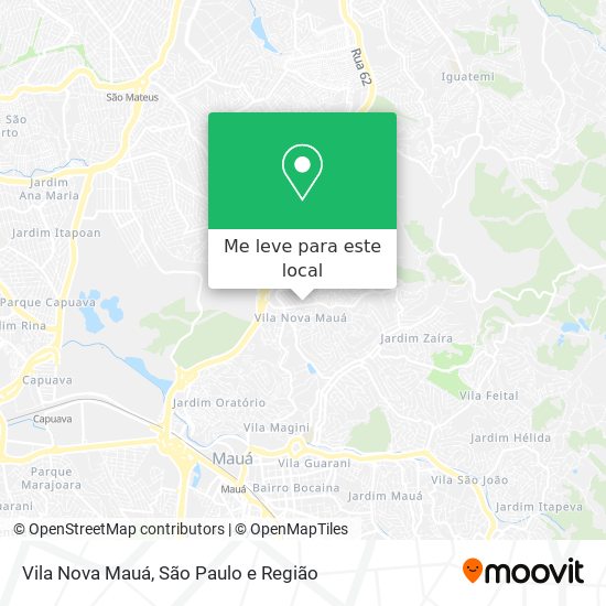 Vila Nova Mauá mapa