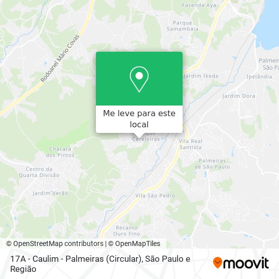 17A - Caulim - Palmeiras (Circular) mapa