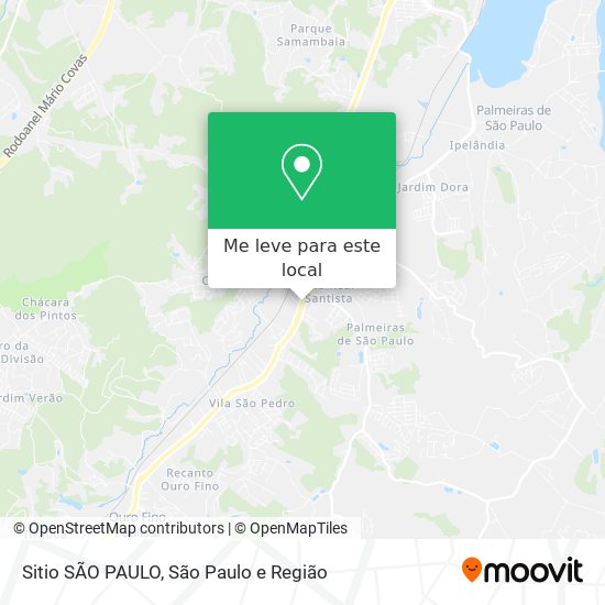 Sitio SÃO PAULO mapa