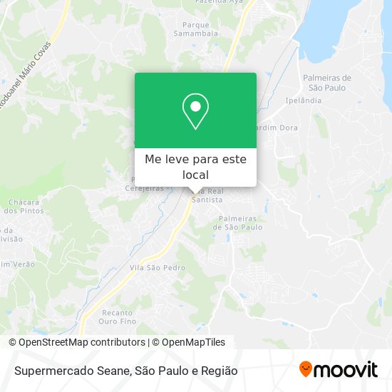 Supermercado Seane mapa