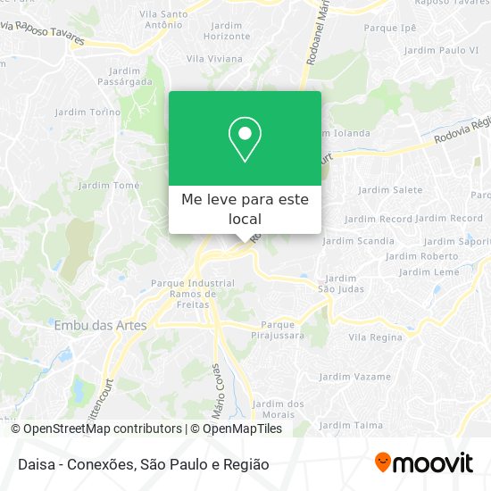 Daisa - Conexões mapa