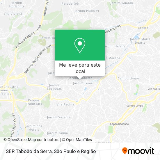 SER Taboão da Serra mapa