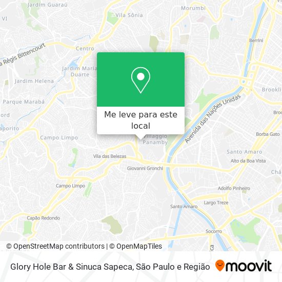 Glory Hole Bar & Sinuca Sapeca mapa