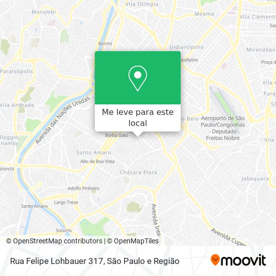 Rua Felipe Lohbauer 317 mapa