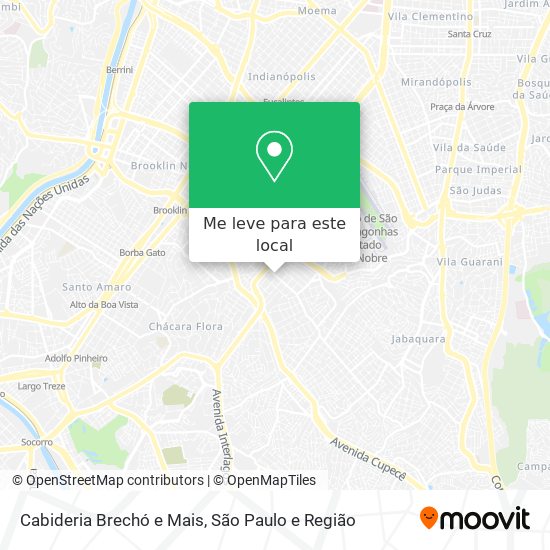 Cabideria Brechó e Mais mapa