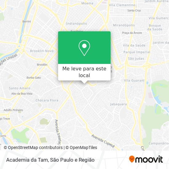 Academia da Tam mapa