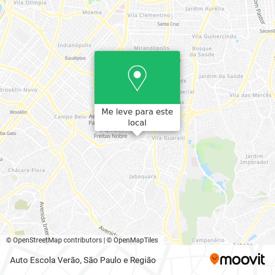 Auto Escola Verão mapa