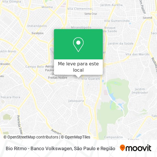 Bio Ritmo - Banco Volkswagen mapa