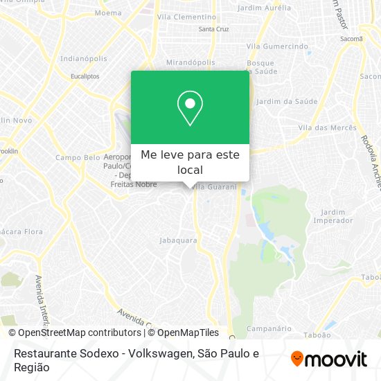 Restaurante Sodexo - Volkswagen mapa