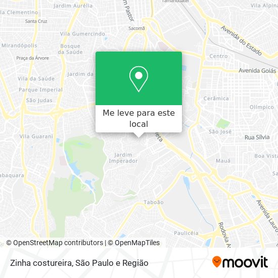 Zinha costureira mapa