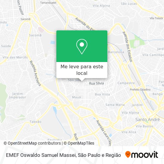 EMEF Oswaldo Samuel Massei mapa