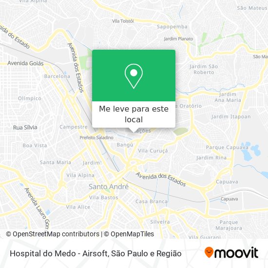 Hospital do Medo - Airsoft mapa