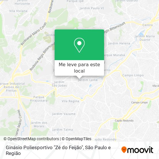 Ginásio Poliesportivo "Zé do Feijão" mapa