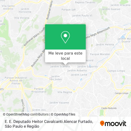 E. E. Deputado Heitor Cavalcanti Alencar Furtado mapa