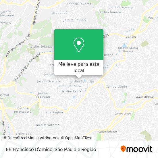 EE Francisco D'amico mapa
