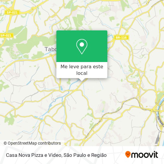 Casa Nova Pizza e Video mapa