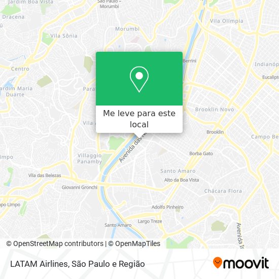 LATAM Airlines mapa
