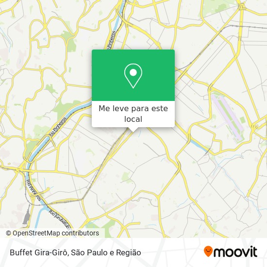 Buffet Gira-Girô mapa