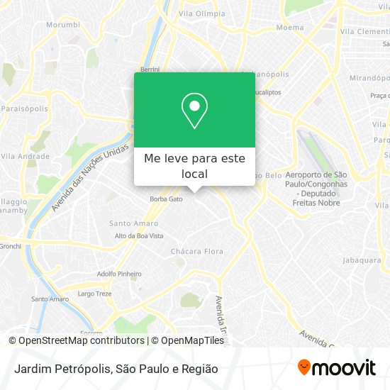 Jardim Petrópolis mapa