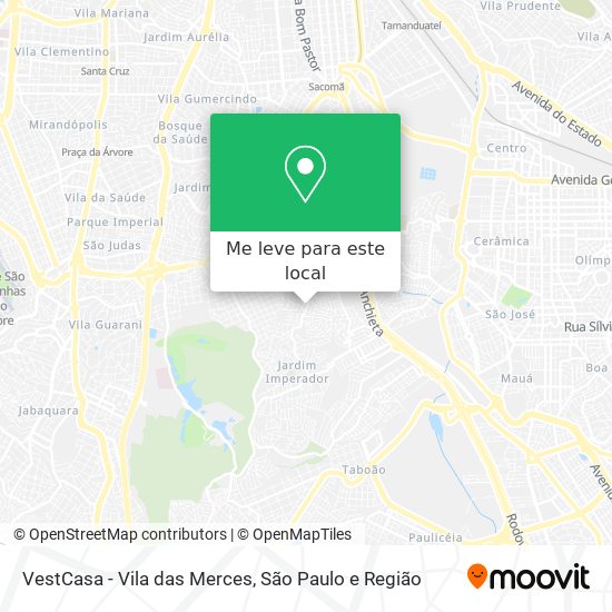 VestCasa - Vila das Merces mapa
