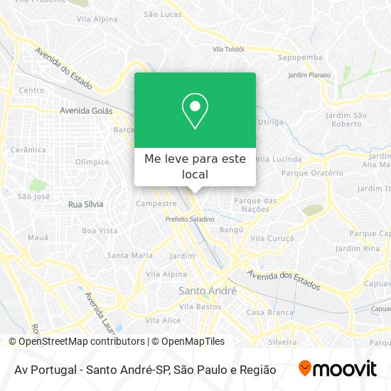 Av Portugal - Santo André-SP mapa