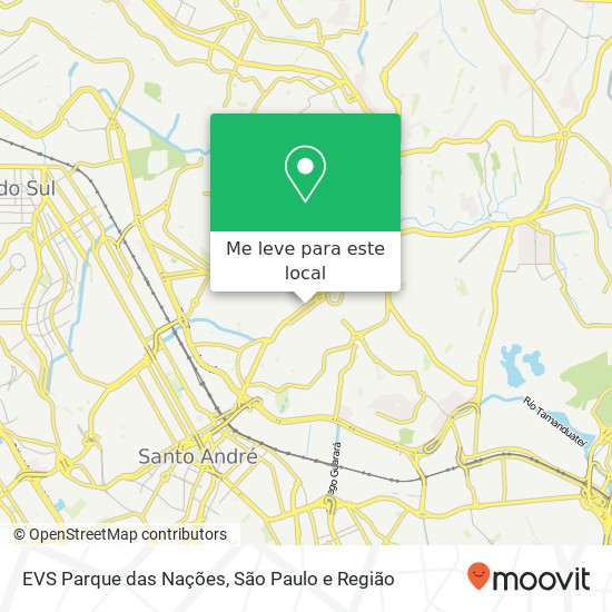 EVS Parque das Nações mapa