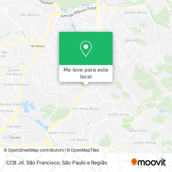 CCB Jd. São Francisco mapa