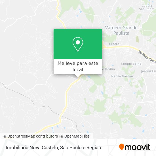 Imobiliaria Nova Castelo mapa