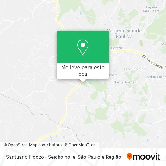 Santuario Hoozo - Seicho no ie mapa