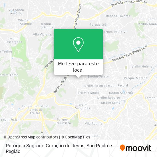 Paróquia Sagrado Coração de Jesus mapa