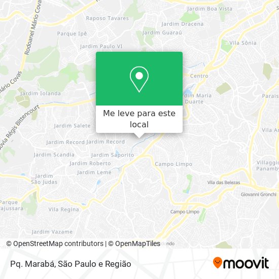 Pq. Marabá mapa