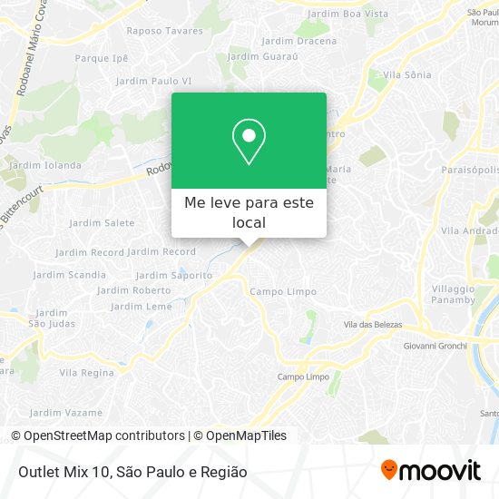 Outlet Mix 10 mapa