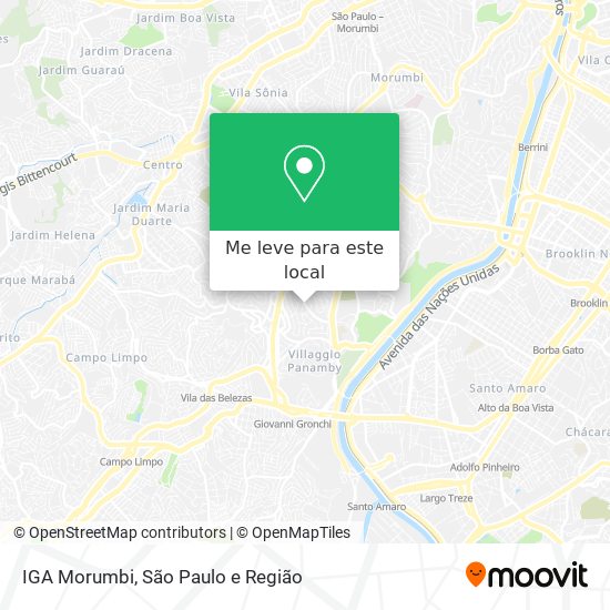 IGA Morumbi mapa