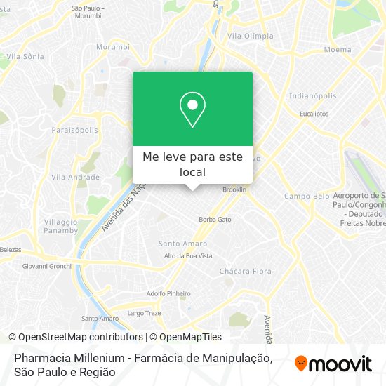 Pharmacia Millenium - Farmácia de Manipulação mapa