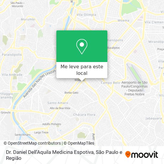 Dr. Daniel Dell'Aquila Medicina Espotiva mapa